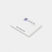 Vom Schreibtisch der Schulpsychologe-Post-It Post-it Klebezettel (angewinkelt)