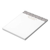 Vom Schreibtisch des Animal Print Tearaway Notepad Notizblock (Rotiert)