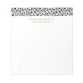 Vom Schreibtisch des Animal Print Tearaway Notepad Notizblock (Vorderseite)