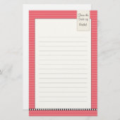 Vom Schreibtisch… des Briefpapiers Briefpapier (Vorne/Hinten)