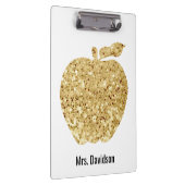 Vom Schreibtisch des Lehrer-personalisierten Klemmbrett (Rechts)