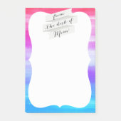 vom Schreibtisch des Mama 4x6-Notizblocks Post-it Klebezettel (Vorderseite)