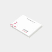 Vom Schreibtisch des Post-it Klebezettel (angewinkelt)