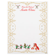 Vom Schreibtisch des Santa Claus Letterhead