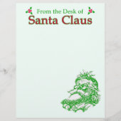 Vom Schreibtisch des Santa Claus Letterhead (Vorderseite)