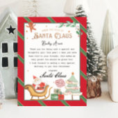 Vom Schreibtisch des Santa Claus Telegram Santa Le Poster