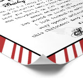 Vom Schreibtisch des Santa Claus Telegram Santa Le Poster (Ecke)