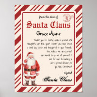 Vom Schreibtisch des Santa Claus Telegram Santa Le