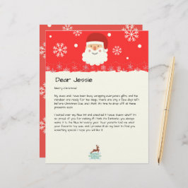 Vom Schreibtisch des Santa|Custom Christmas Letter