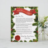 Vom Schreibtisch des Santa Letter mit Siegel - bea (Stehend Vorderseite)