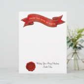 Vom Schreibtisch des Santa Letter mit Siegel - bea (Stehend Vorderseite)