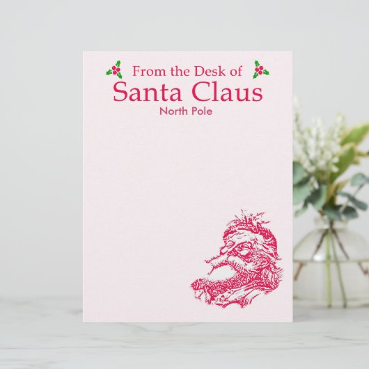 Vom Schreibtisch des Weihnachtsmannes aus (Stehend Vorderseite)