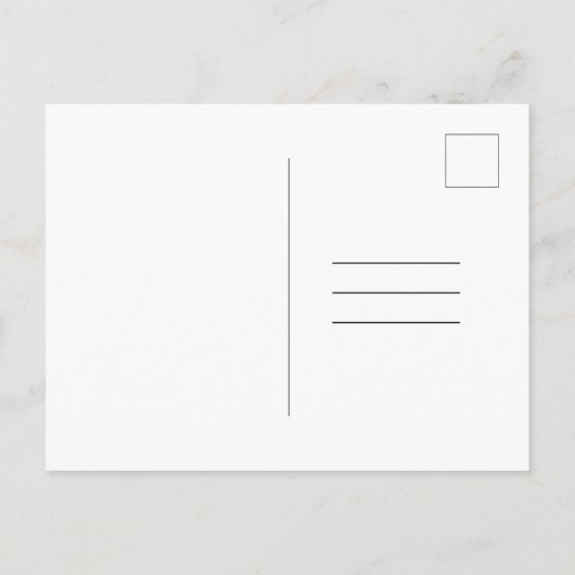 Vom Schreibtisch des Weihnachtsmannes Postkarte (Rückseite)