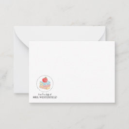 Vom Schreibtisch - Flachbildschirm - Lehrer Mitteilungskarte