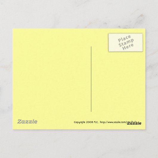 Vom Schreibtisch Gottes Postkarte (Rückseite)