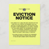 Vom Schreibtisch Gottes Postkarte (Vorderseite)