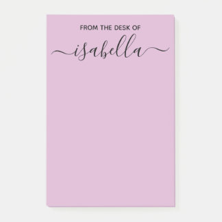 Vom Schreibtisch Ihrer eleganten Namenstypographie Post-it Klebezettel