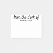 Vom Schreibtisch Ihres Namens Personalisiert Post-it Klebezettel (Vorderseite)