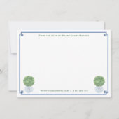 vom Schreibtisch | Klassische Personalisierte Stat Mitteilungskarte (Vorderseite)