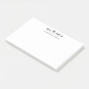 Vom Schreibtisch mit einfachem Personalisierten Sk Post-it Klebezettel