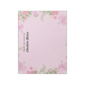 Vom Schreibtisch mit Personalisiertem Namen Notizblock (Rotiert)