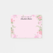 Vom Schreibtisch mit Personalisiertem Namen Post-it Klebezettel (Vorderseite)