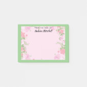 Vom Schreibtisch mit Personalisiertem Namen Post-it Klebezettel (Vorderseite)