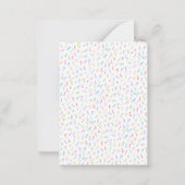 Vom Schreibtisch - Name des Lehrers - Alphabet Mitteilungskarte (Rückseite)