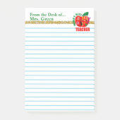 Vom Schreibtisch personalisierten Namens Post-it Klebezettel (Vorderseite)