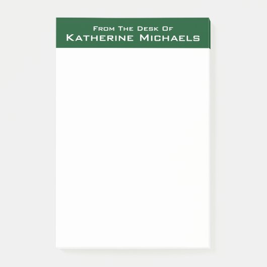 vom Schreibtisch Post-it Klebezettel (Vorderseite)