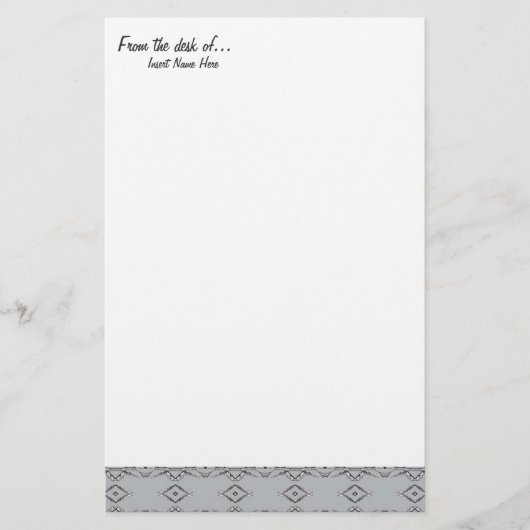 Vom Schreibtisch von… Briefpapier (Vorderseite)