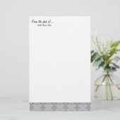 Vom Schreibtisch von… Briefpapier (Stehend Vorderseite)