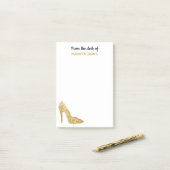 Vom Schreibtisch von GoldPaillette-hoher Post-it Klebezettel (Auf Schreibtisch)