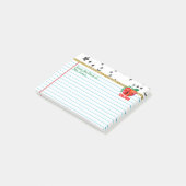 Vom Schreibtisch von Lehrer-Namen | Apple Post-it Klebezettel (angewinkelt)