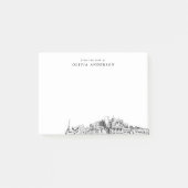 Vom Schreibtisch von Nashville Skyline Personalisi Post-it Klebezettel (Vorderseite)