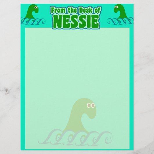 Vom Schreibtisch von Nessie! (Vorderseite)