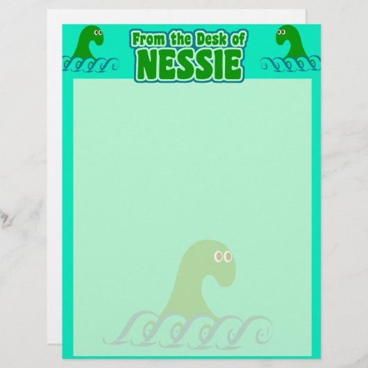 Vom Schreibtisch von Nessie! (Vorne/Hinten)