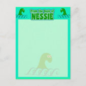 Vom Schreibtisch von Nessie! Postkarte (Vorderseite)