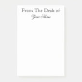 VOM SCHREIBTISCH VON POST-IT KLEBEZETTEL (Vorderseite)