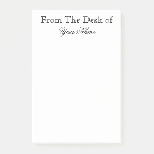 VOM SCHREIBTISCH VON POST-IT KLEBEZETTEL (Vorderseite)