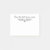 Vom Schreibtisch von Post-it Klebezettel (Vorderseite)