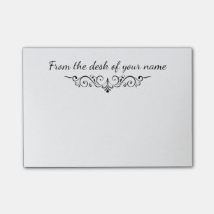 Vom Schreibtisch von Post-it Klebezettel