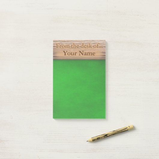 Vom Schreibtisch von Post-it Klebezettel (Auf Schreibtisch)