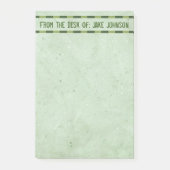 Vom Schreibtisch von: Post-it Klebezettel (Vorderseite)