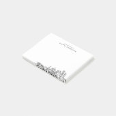 Vom Schreibtisch von Reno Skyline Personalisiert Post-it Klebezettel (angewinkelt)