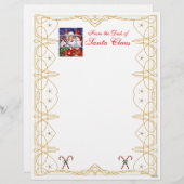 Vom Schreibtisch Weihnachtsbriefe individuell anpa (Vorne/Hinten)