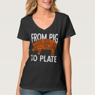 vom Schweinefleisch bis zum Metzgereien T-Shirt