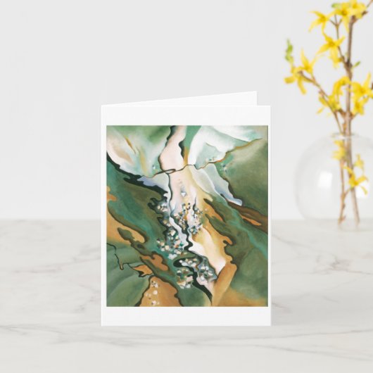 Vom See Nr. 3, von Georgia O'Keeffe, Karte (Gelbe Blume)