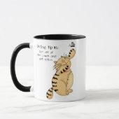 Vom Sofa aus - Ringer-Tasse Tasse (Links)