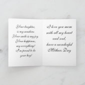 VOM SOHN MUTTER-TAGESkarte Karte (Innenseite)